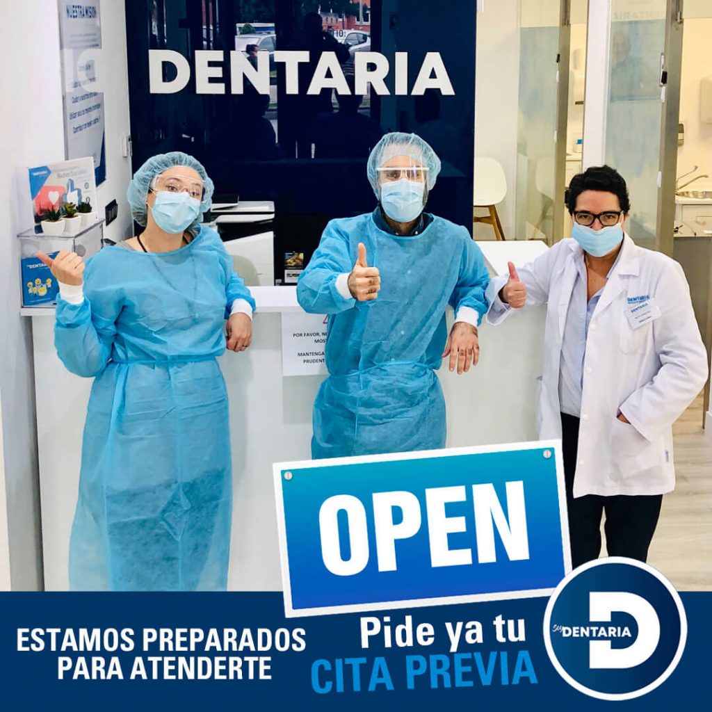 hemos abierto nuestras clinicas dentales